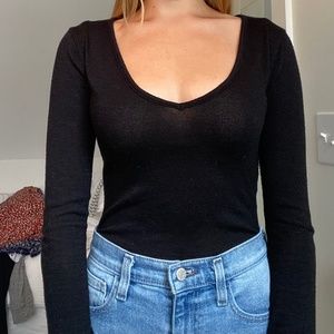 Forever 21 Black Longsleeve Sweater